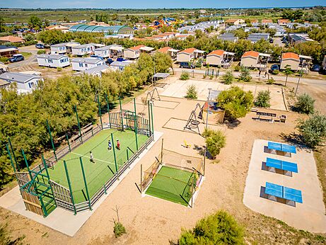Deportes y juegos en camping VAGUES OCEANES Hamacs en Fleury (11).