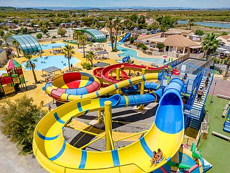Parque acuático, toboganes y piscinas en VAGUES OCEANES Hamacs Fleury (11).