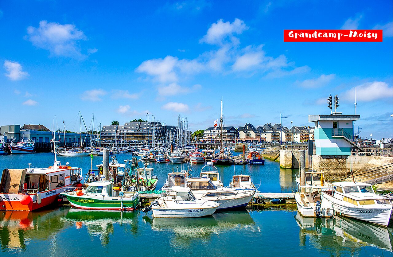 Puerto pesquero y deportivo de Grandcamp-Maisy, un lugar para visitar en Normand�a.