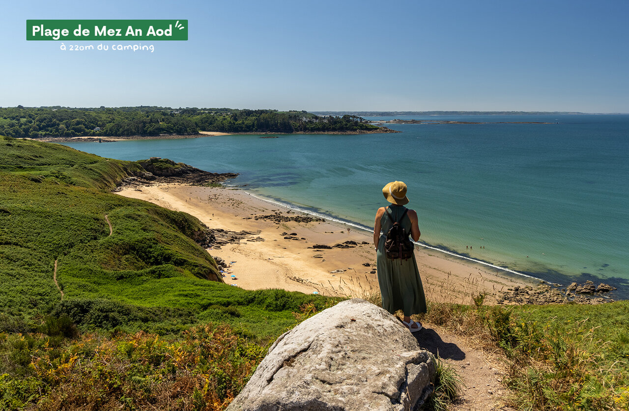 Playa de Mez An Aod, hermosa costa bretona cerca de Lannion.
