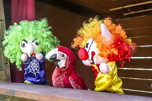Marionetas para animación en el camping CAPFUN Mael en ARGELES SUR MER (66).