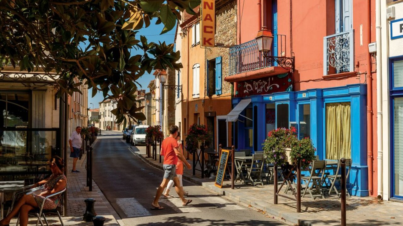 Snack-restaurante del camping VAGUES OCEANES Marinette en Ste Marie La Mer (66).
