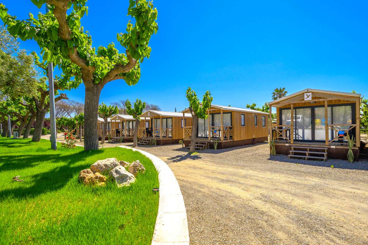 Mobil-homes de madera con terrazas en el camping CAPFUN Mirmanda en Cambrils - Vinyols i els Arcs (43).