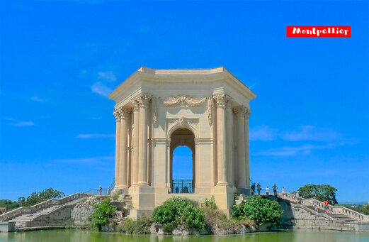 Monumento hist�rico Ch�teau d'eau du Peyrou para visitar en Montpellier, Occitania.