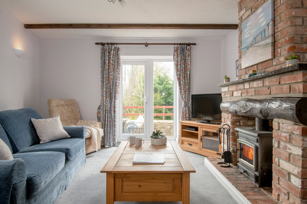 Sal�n confortable Mobil-home en el camping CAPFUN UK Otter Falls a Upottery Nr Honiton.