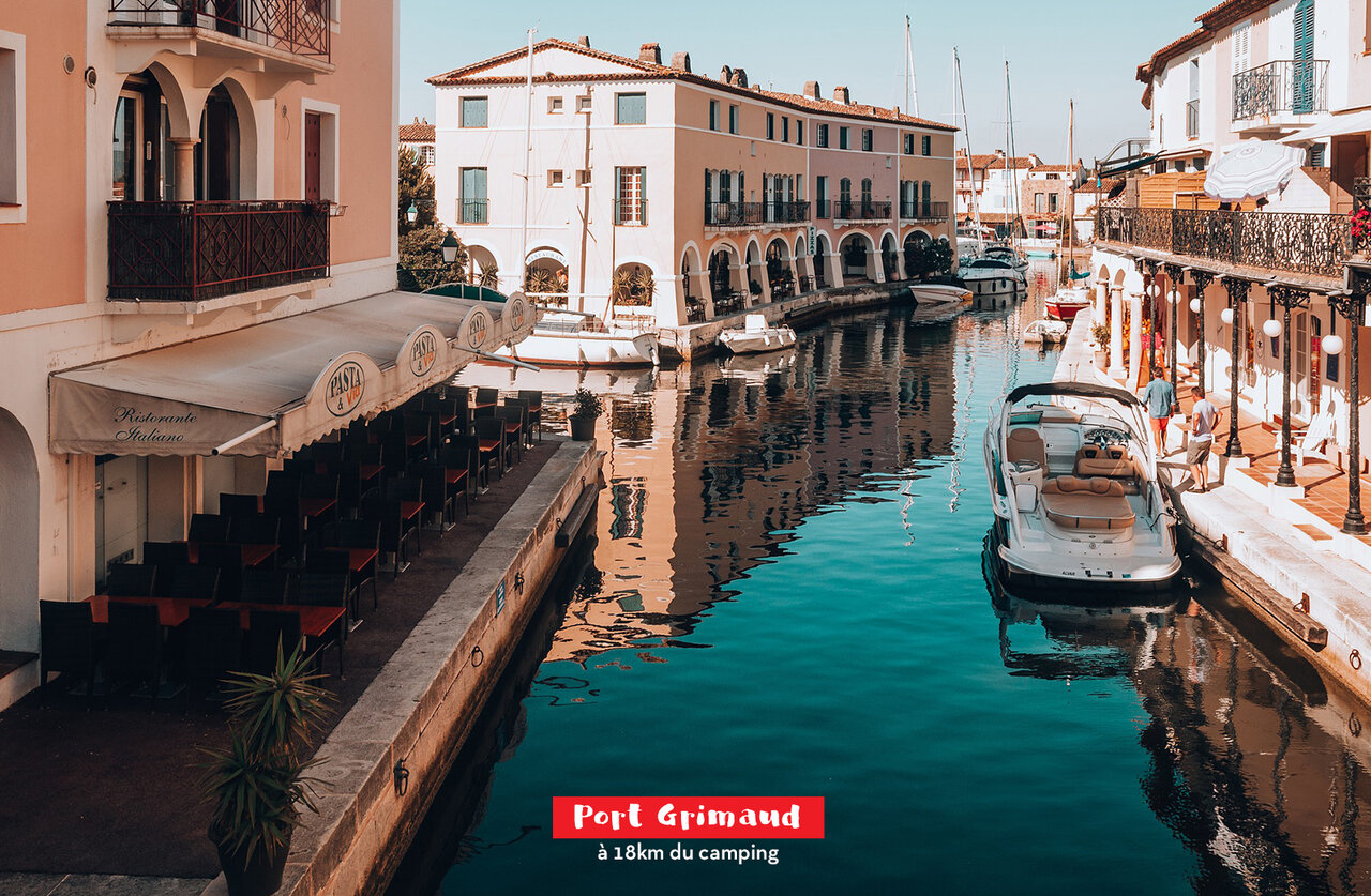 Port Grimaud, la Venecia provenzal, un pueblo lacustre para visitar cerca de La Mole.