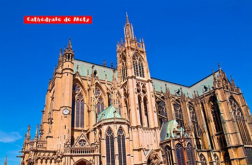 Catedral de San Esteban de Metz, monumento hist�rico para visitar en Mosela.