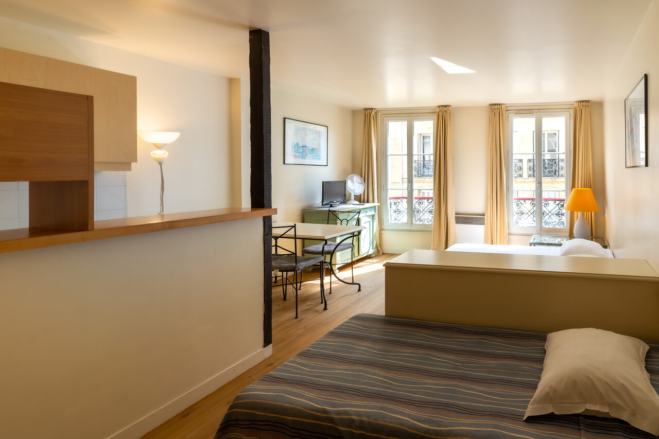 Interior Mobil-home en el camping CAPFUN Hotel Paris Saint Germain en PAR�S (75).