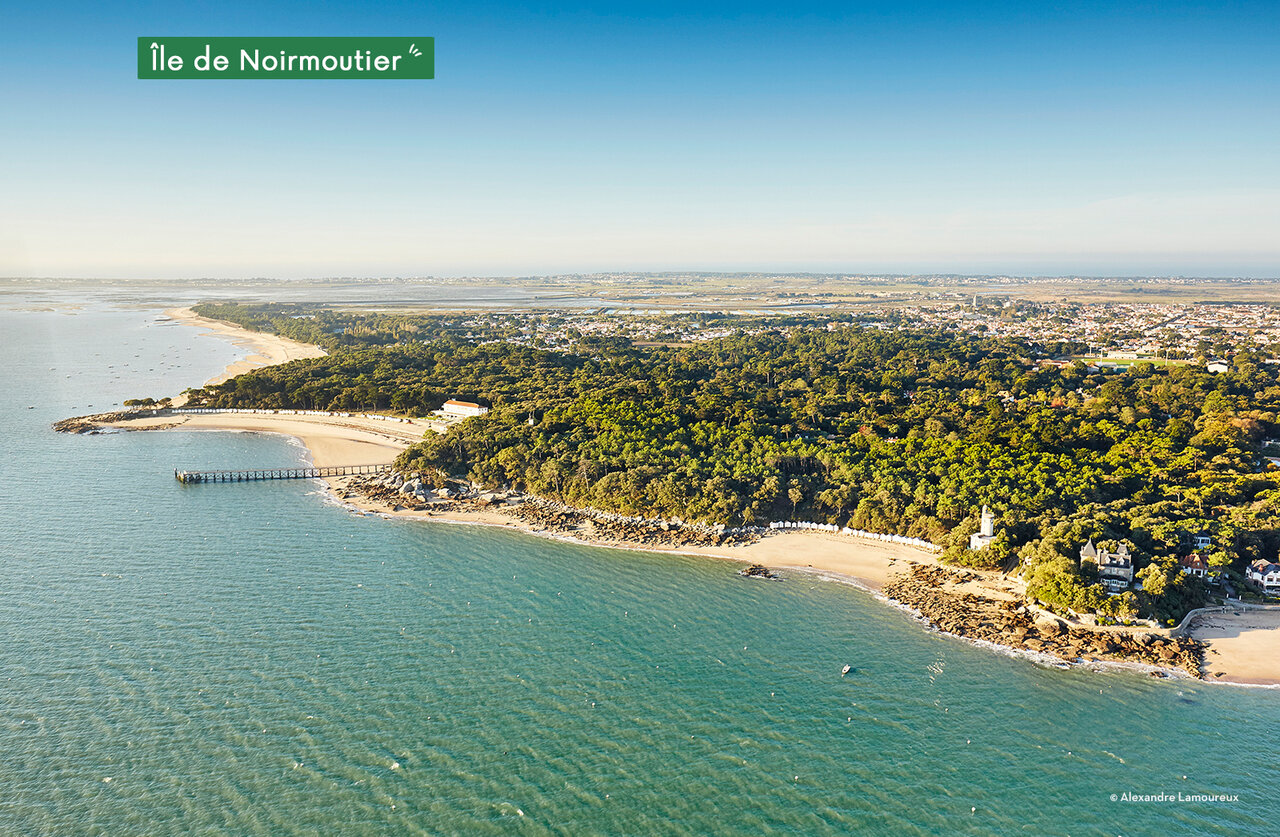 Isla de Noirmoutier, un hermoso lugar para visitar cerca del camping.