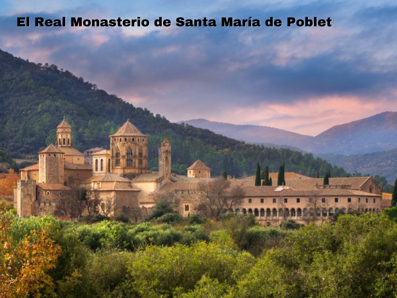 Real Monasterio de Poblet, sitio hist�rico cerca de Vilanova de Prades.
