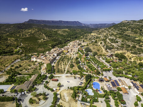 Camping y piscinas en el camping CAPFUN Serra de Prades en Vilanova de Prades (43).