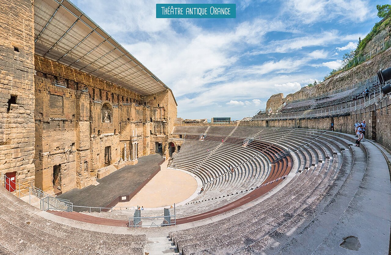 Teatro Antiguo de Orange, monumento hist�rico para visitar en Provenza-Alpes-Costa Azul.