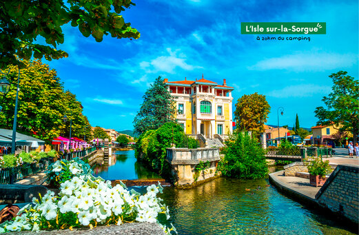 L'Isle sur la Sorgue, hermosa ciudad provenzal con canales y edificios hist�ricos.