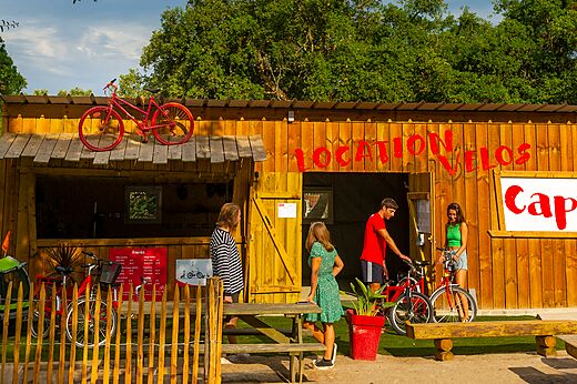Alquiler de bicicletas para toda la familia en el camping CAPFUN Sud Land en Labenne-Ocean.
