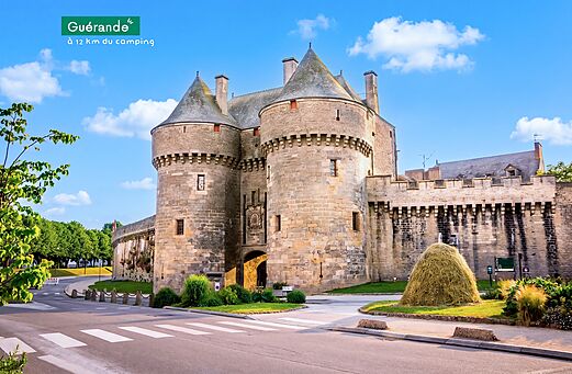 Murallas medievales de Guérande, ciudad histórica para visitar cerca del camping.